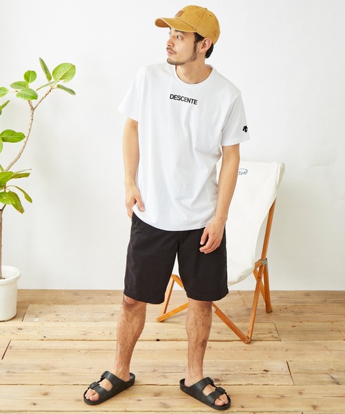 DESCENTE（デサント） tシャツ ロゴデザイン ソフトコットン半袖T