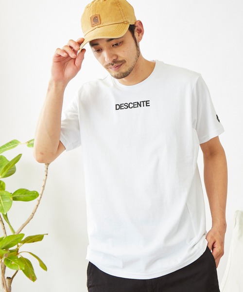 DESCENTE（デサント） tシャツ ロゴデザイン ソフトコットン半袖T