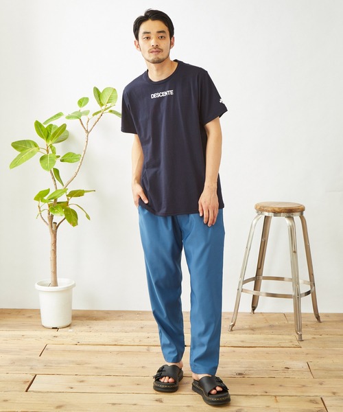 DESCENTE（デサント） tシャツ ロゴデザイン ソフトコットン半袖T