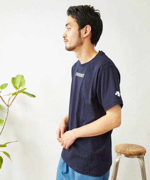 DESCENTE（デサント） tシャツ ロゴデザイン ソフトコットン半袖T