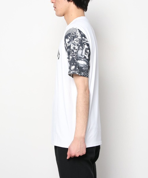 ラッシュガード VOLCOM/ボルコム UVケア 水陸両用 ルーズシルエット アシンメトリーTシャツ/ストーンロゴ ラッシュガード A9112202|ZOZOTOWN |15