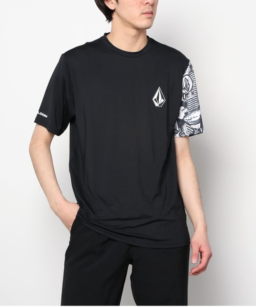 ラッシュガード VOLCOM/ボルコム UVケア 水陸両用 ルーズシルエット アシンメトリーTシャツ/ストーンロゴ ラッシュガード A9112202|ZOZOTOWN |17