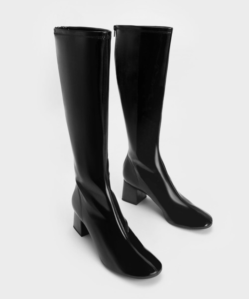 CHARLES ＆ KEITH（チャールズ&キース） ブーツ ブロックヒール ロング