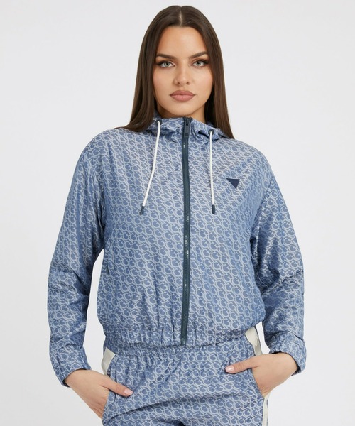 GUESS（ゲス） ブルゾン ジャンバー Alethea Windbreaker ナイロン