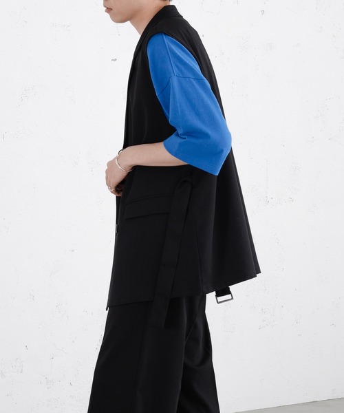 selle glant（セレグランテ） ベスト ジレ BELTED DOUBLE GILET