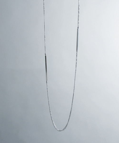 ネックレス 「YArKA/ヤーカ」double bar 3way necklace 「luslep2」 2タイプチェーン3wayバーネックレスの画像