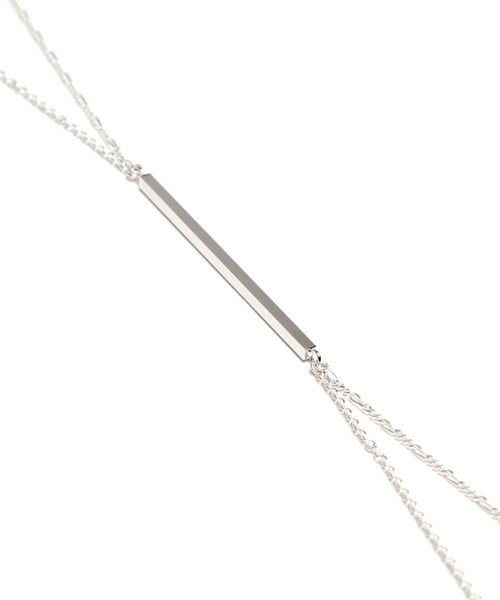 ネックレス 「YArKA/ヤーカ」double bar 3way necklace 「luslep2」 2タイプチェーン3wayバーネックレスの画像