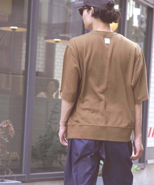 k*0様 【50s】 ハーフスリーブ スウェット 半袖 4本針 60s サンフェ BROOKLYN OVERALL tシャツ ハーフスリーブスウェット メンズ
