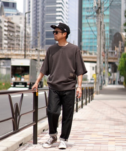 BROOKLYN BEAR ハーフサロペット　denim BROOKLYN BEAR ハーフサロペット denim - メルカリ