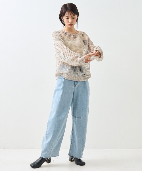 FREAK'S STORE（フリークスストア） ニット セーター ラメ メッシュ