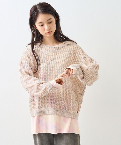 FREAK'S STORE（フリークスストア） ニット セーター ラメ メッシュ