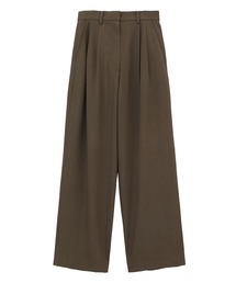 CLANEベーシックタックパンツ　アイボリーサイズ0 CLANE - ベーシック タック パンツ - BASIC TUCK PANTS - BEIGE