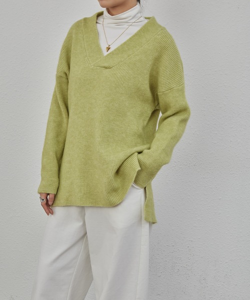 MAISON DE THERESE（メゾン ド テレーズ） ニット セーター ゆったりV