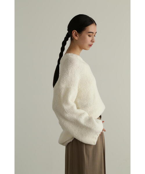 美品♡ジルスチュアート♡ブークレVネックプルオーバー JILL STUART ニット セーター ブークレVネックプルオーバー
