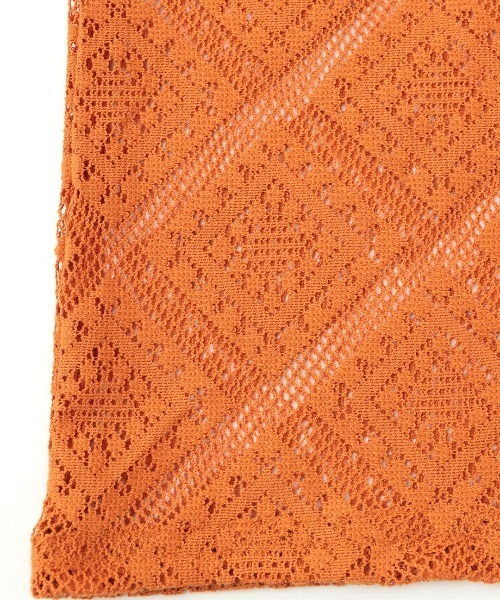 チチカカ（TITICACA） シャツ 透かし編み半袖シャツ「ユニセックス