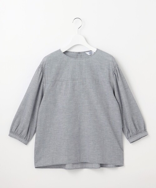 J.PRESS ブラウス シャツ 「洗える」BEZピンチェック ボリューム