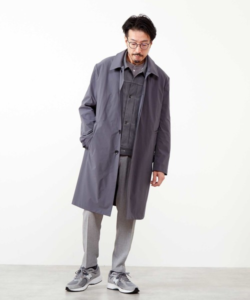 MEN'S MELROSEステンカラーコート MEN'S MELROSE ステンカラーコート コート MOVE IT ストレッチ