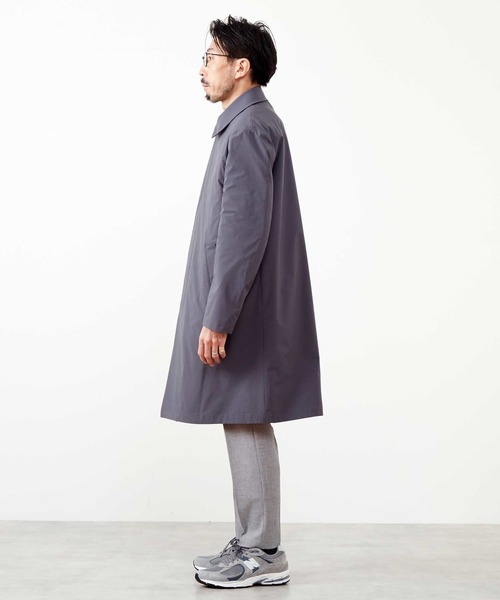MEN'S MELROSE ステンカラーコート コート MOVE IT ストレッチタフタ