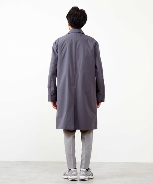 MEN'S MELROSE ステンカラーコート コート MOVE IT ストレッチタフタ