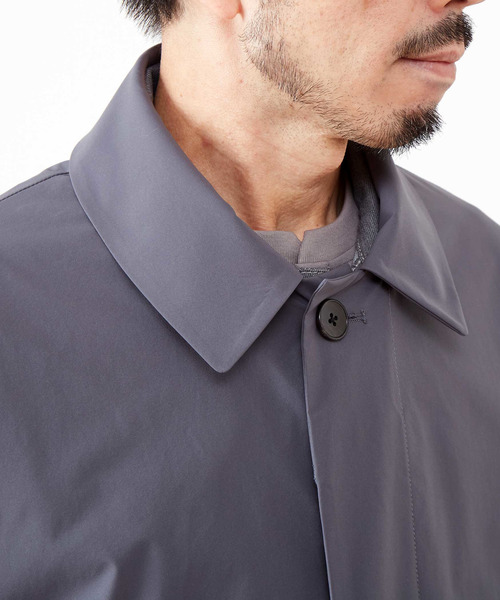 MEN'S MELROSE ステンカラーコート コート MOVE IT ストレッチタフタ