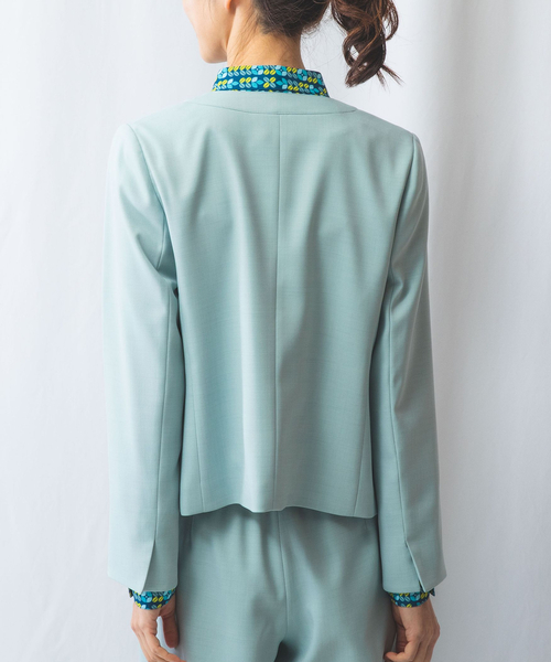 NARACAMICIE（ナラカミーチェ） ジャケット ノーカラージャケット