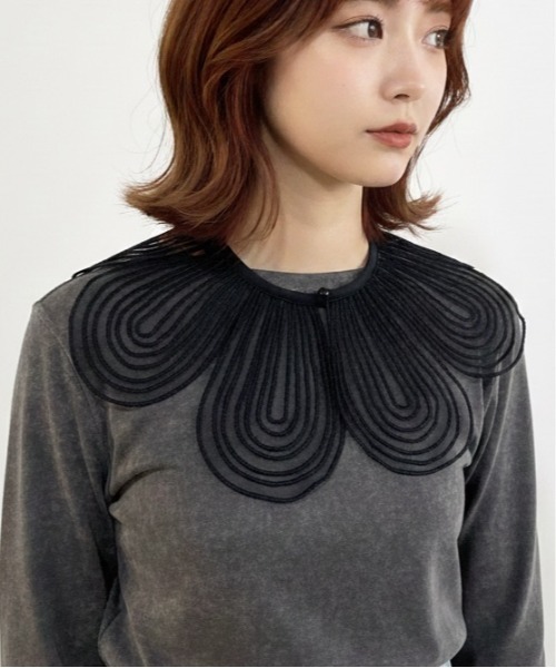 TISCARESPADASのつけ襟 TISCARESPADASのつけ襟 フリルニットつけ襟 | ツケエリ | 【公式】D*g