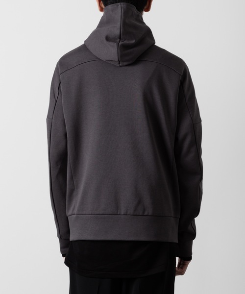ATTACHMENT（アタッチメント） パーカー CO/PE ダブルニット ジップ