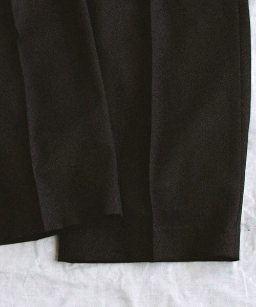 LIDnM スラックス DYED MOKU WOOL TROUSERS メンズ : ZOZOTOWN
