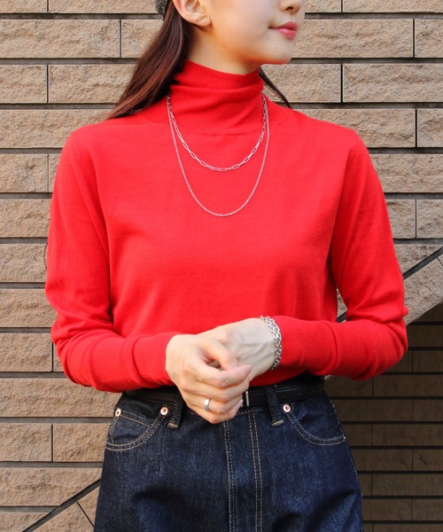 ニット セーター THE SHINZONE/シンゾーン　コットンシルク ハイネックニット　COTTON SILK HIGH NECK KNIT　24A THE SHINZONE ニット セーター SHINZONE/シンゾーン コットン