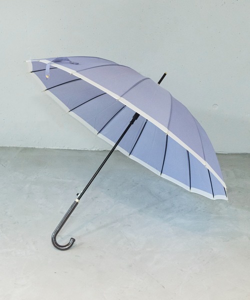長傘 SETUP7 傘 「SETUP7」16本骨 バイカラー 雨傘 55cm NT