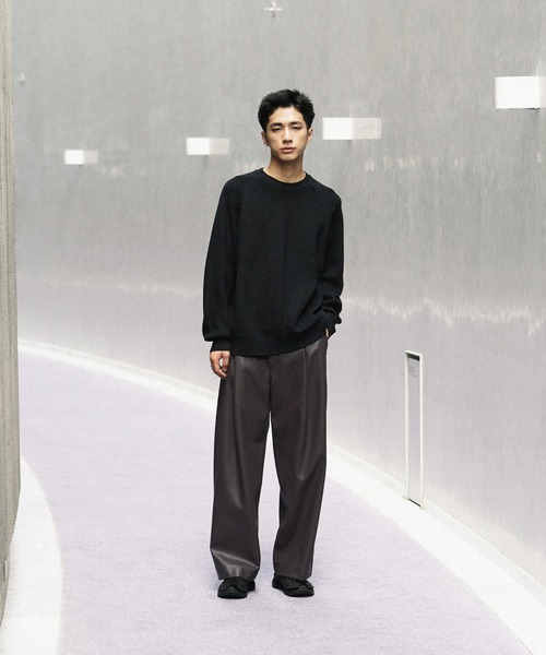 WYM LIDNM パンツ ARTIFICIAL GRAIN COMFORT PANTS メンズ
