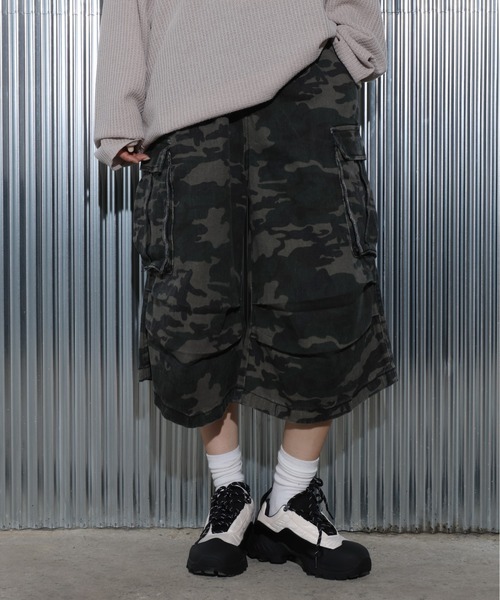 【FIVE-O】【DUPPIES】カーゴパンツ　カモ Open YY - カモ ロールウエスト カーゴパンツ | HBX - ハイプ
