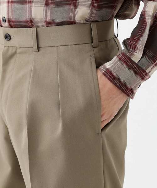 TAKEO KIKUCHI（タケオキクチ） スラックス 「THE FLAGSHIP」コットン