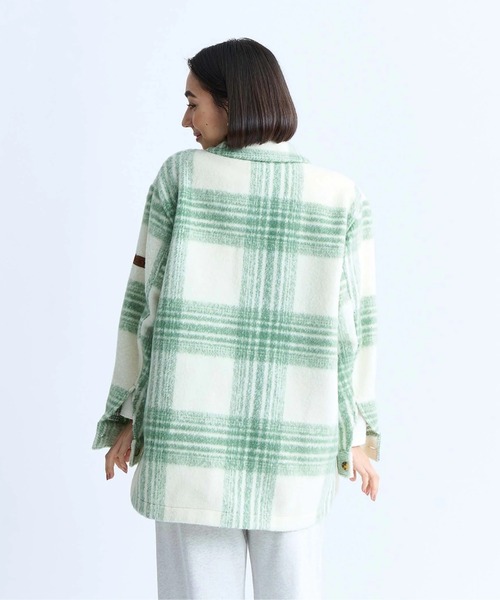 ROXY ブルゾン アウター PLAID PRANA/ロキシーチェックボア