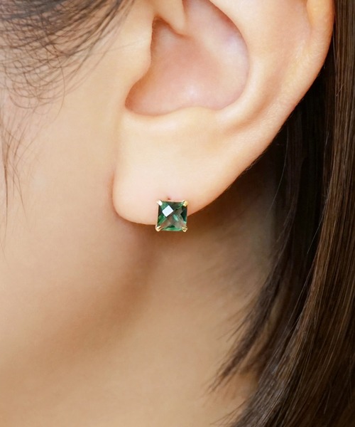 TAKE-UP（テイクアップ） ピアス 「 Solo Pierce」「 推しカラー」K18 