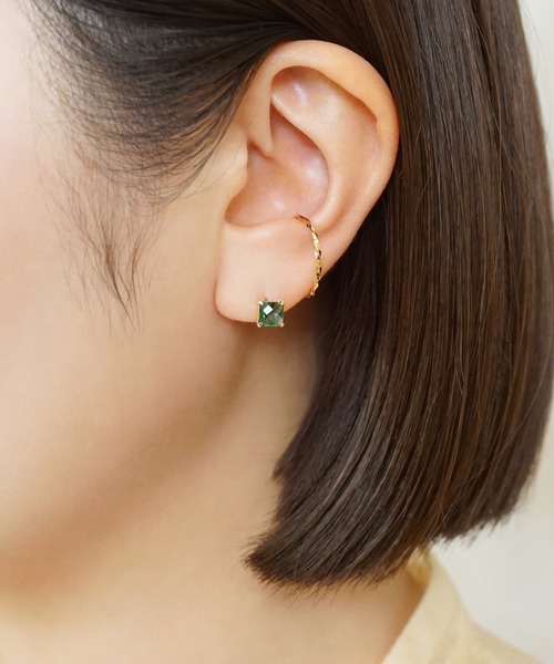 TAKE-UP（テイクアップ） ピアス 「 Solo Pierce」「 推しカラー」K18 