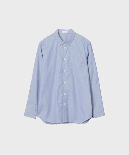 ATON シャツ 「ATON / エイトン」GIZA STRIPE STANDARD SHIRT