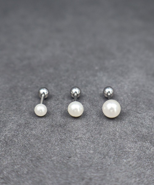 VIP限定 ノベルティ パール ピアス シルバー *c114 シルバー ピアス | 152214151001 | 【公式】Canal4℃ (カナルヨンドシー)