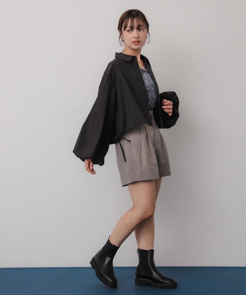 SENSE OF PLACE by URBAN RESEARCH パンツ ダブルタックショートパンツ