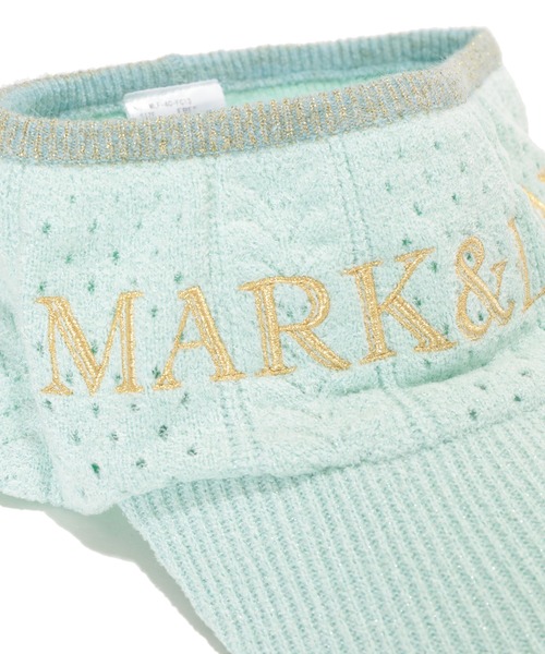 MARK&LONA サンバイザー Fascine Sparkle Knit Visor | MEN and
