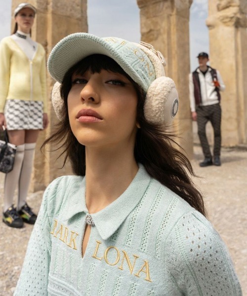 MARK&LONA バイザー MARK&LONA サンバイザー Fascine Sparkle Knit Visor | MEN and