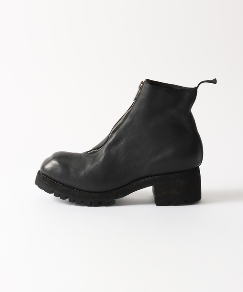 GUIDI ブーツ (グイディ) PL1V Front Zip Boot with Rubber Sole