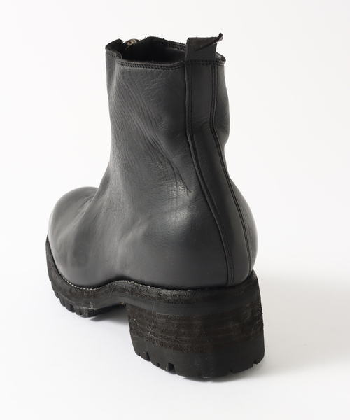 GUIDI（グイディ） ブーツ PL1V Front Zip Boot with Rubber Sole