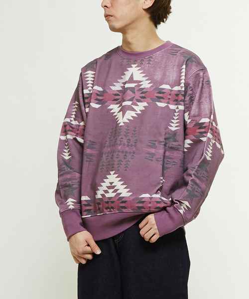 トレーナー スウェット 「PENDLETON」ALLOVER PRINT SWEAT レディース メンズ PENDLETON トレーナー スウェット 「PENDLETON」ALLOVER PRINT
