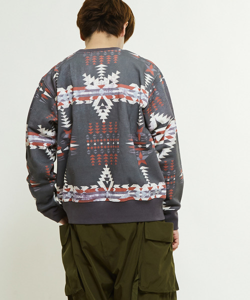 トレーナー スウェット 「PENDLETON」ALLOVER PRINT SWEAT レディース メンズ PENDLETON トレーナー スウェット 「PENDLETON」ALLOVER PRINT