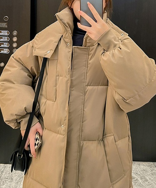 SEU ダウンコート ダウンジャケット エコダウンフードブルゾン