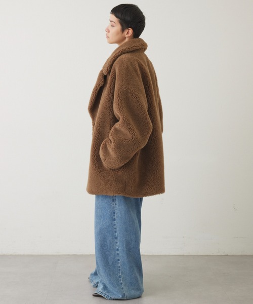 お値下げしました❤️THE PAUSE ボアダブルコート❤️早く発送いたします❤️ THE PAUSE コート アウター 「THE PAUSE」ボアダブルコート レディース