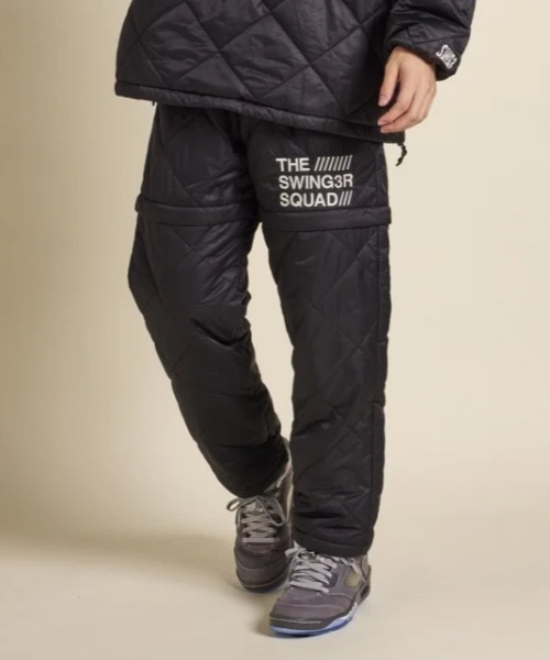 THE SWINGGGR パンツ THE SWINGGGR/ザ スウィンガー/QUILT 2WAY PANT