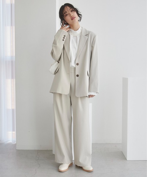 ANGIE ジャケット テーラードジャケット 「セットアップ対応