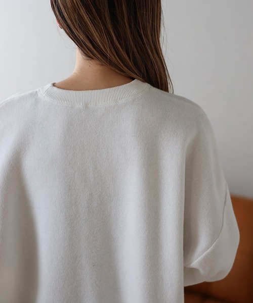 ニット/セーター QUEENE&amp; STAR Bonjour KNIT Bonjour Sagan（ボンジュールサガン） ニット セーター パールラウンド